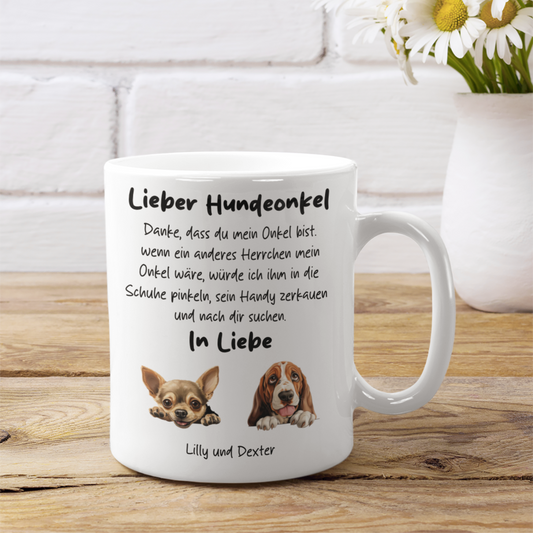 Dear Dog Dad and Mom - Personalized Mug