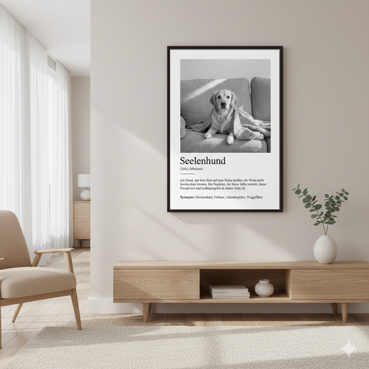 Definition Seelenhund - Individuelles Poster