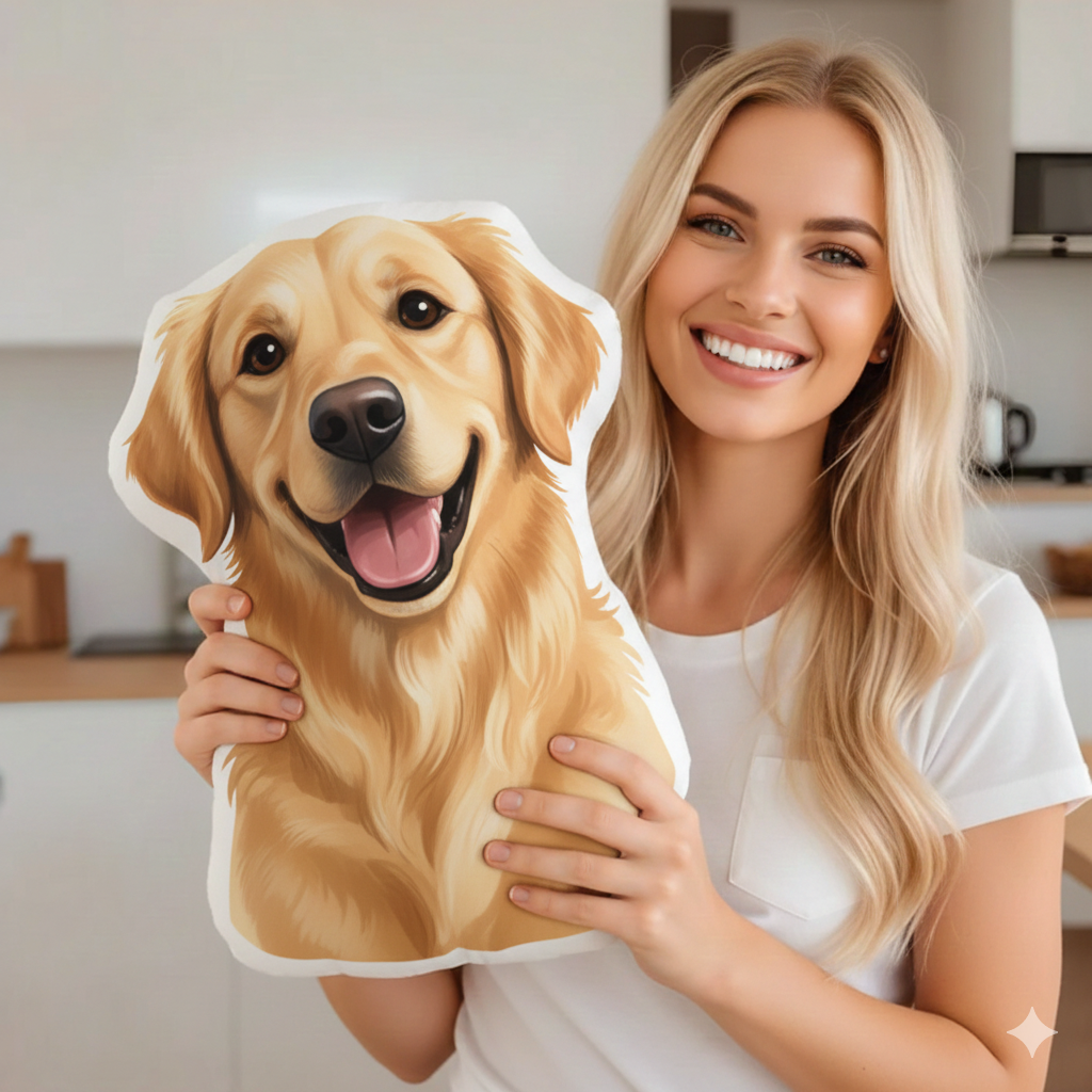 Haustier Formkissen im Disney-Pixar Style