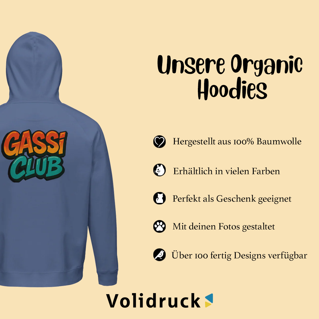 Fox on the Run - Unisex Organic Hoodie