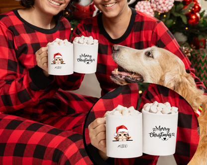 Katzen Weihnachtstasse - Individuelle Tasse