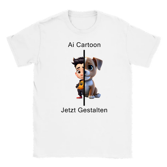 Ai Cartoon selbst Gestalten - Unisex Standard T-Shirt