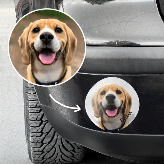 Dein Foto - Individueller Autoaufkleber