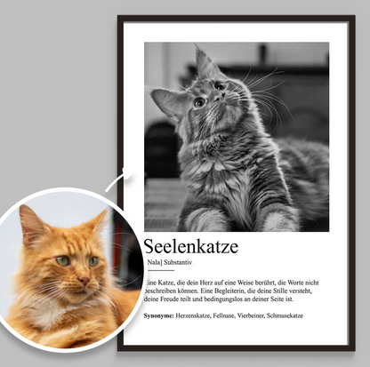 Definition Seelenkatze - Individuelles Poster