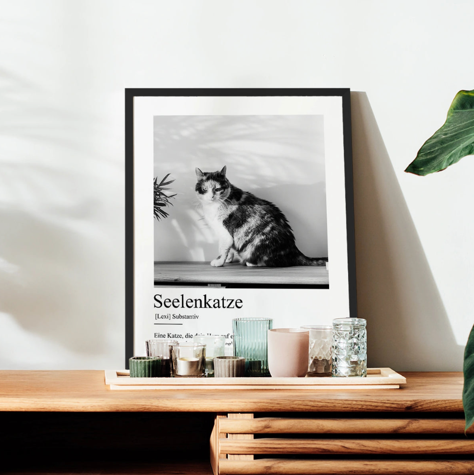 Definition Seelenkatze - Individuelles Poster