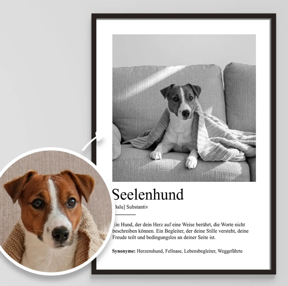 Definition Seelenhund - Individuelles Poster