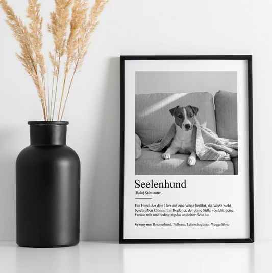 Definition Seelenhund - Individuelles Poster