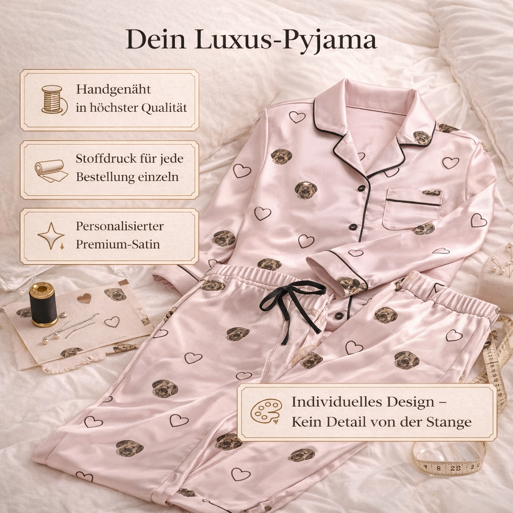 Pyjama-Set mit personalisiertem Haustierdesign