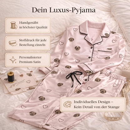 Pyjama-Set mit personalisiertem Haustierdesign