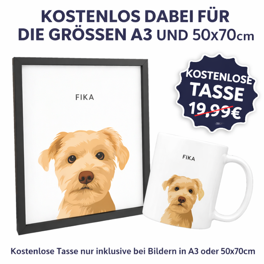 Individuelles Modern Haustier Poster