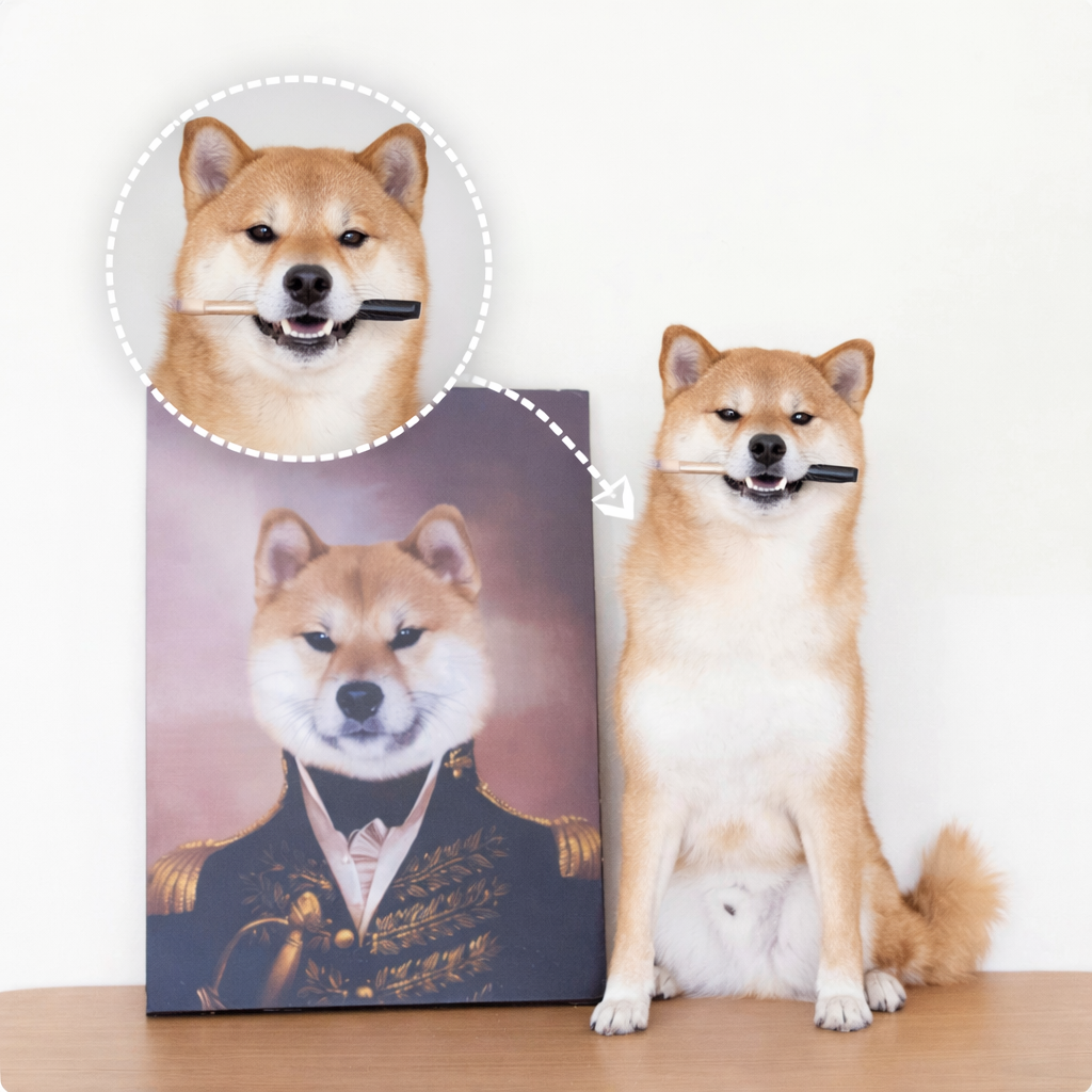 Der General - Personalisiertes Haustier Poster