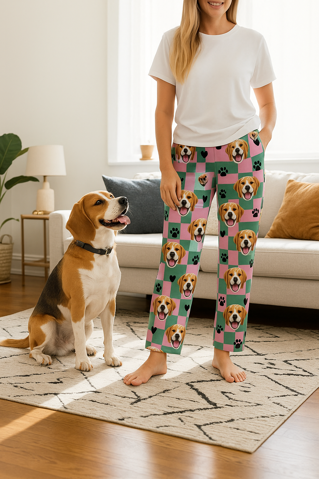 Individuelle Schlafhose - Haustierfotos