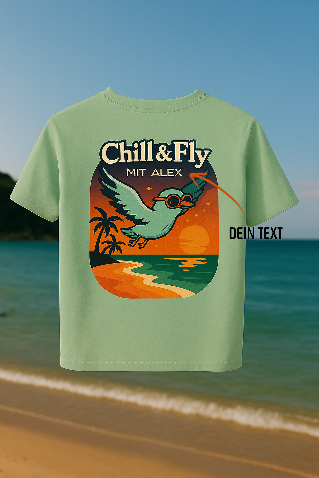 🕶️ Chill & Fly – Dein Vogel, dein Style! - Unisex Organic T-Shirt