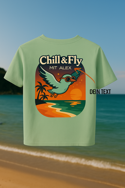🕶️ Chill & Fly – Dein Vogel, dein Style! - Unisex Organic T-Shirt