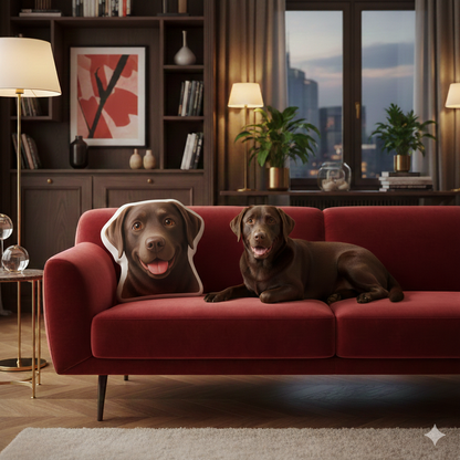 Haustier Formkissen im Disney-Pixar Style