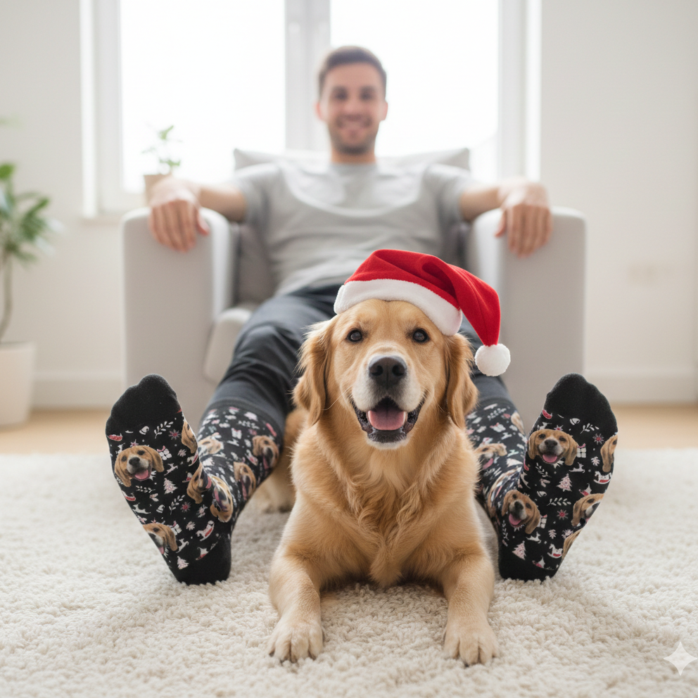 Dein Foto (Weihnachtsedition) - Individuelle Socken