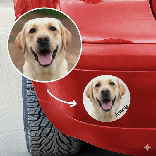 Dein Foto - Individueller Autoaufkleber