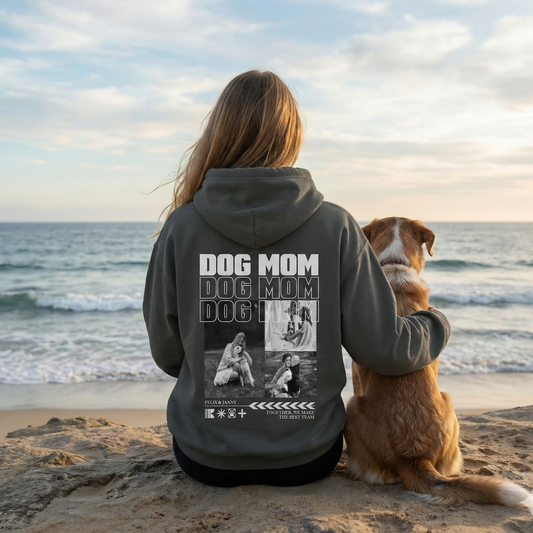 Personalisierter Hoodie "Dog Mom"