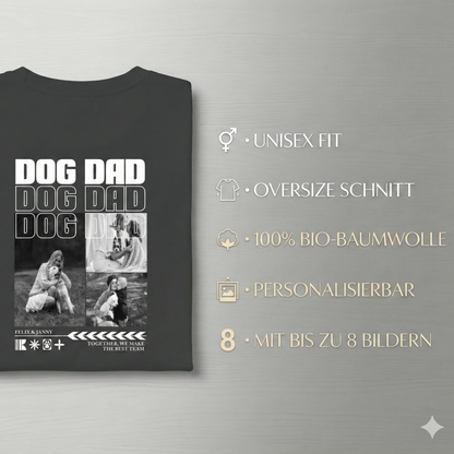 Personalisiertes Oversized T-Shirt "Dog Dad"