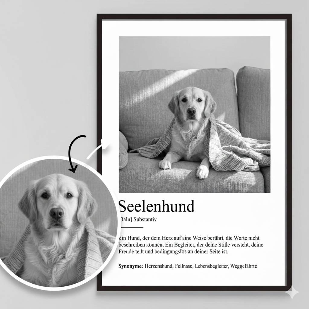 Definition Seelenhund - Individuelles Poster