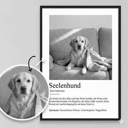 Definition Seelenhund - Individuelles Poster