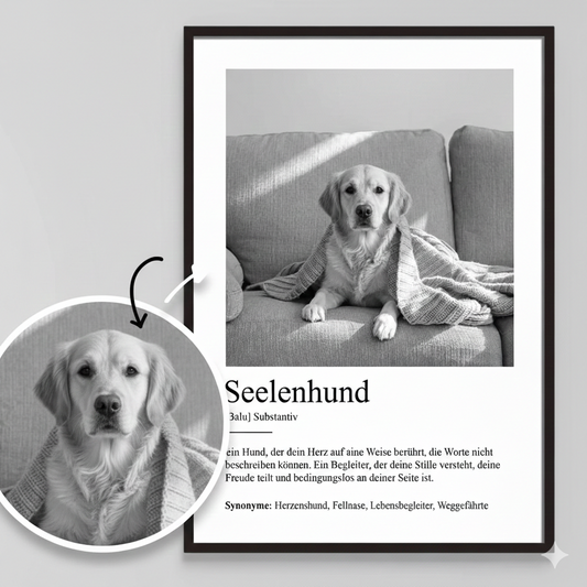 Definition Seelenhund - Individuelles Poster