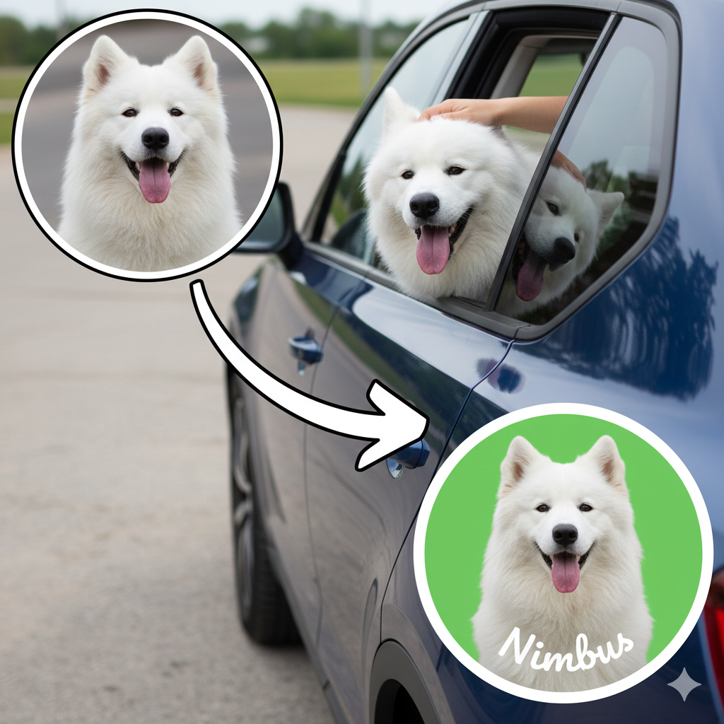 Dein Foto - Individueller Autoaufkleber