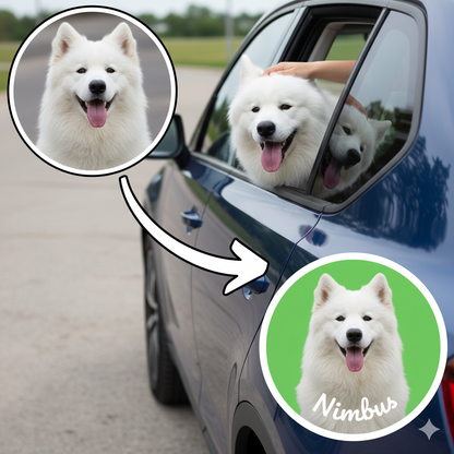 Dein Foto - Individueller Autoaufkleber