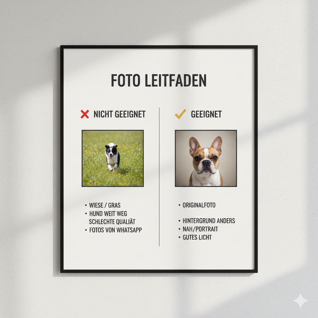 Personalisiertes Poster Hundemagazin "DOGUE"