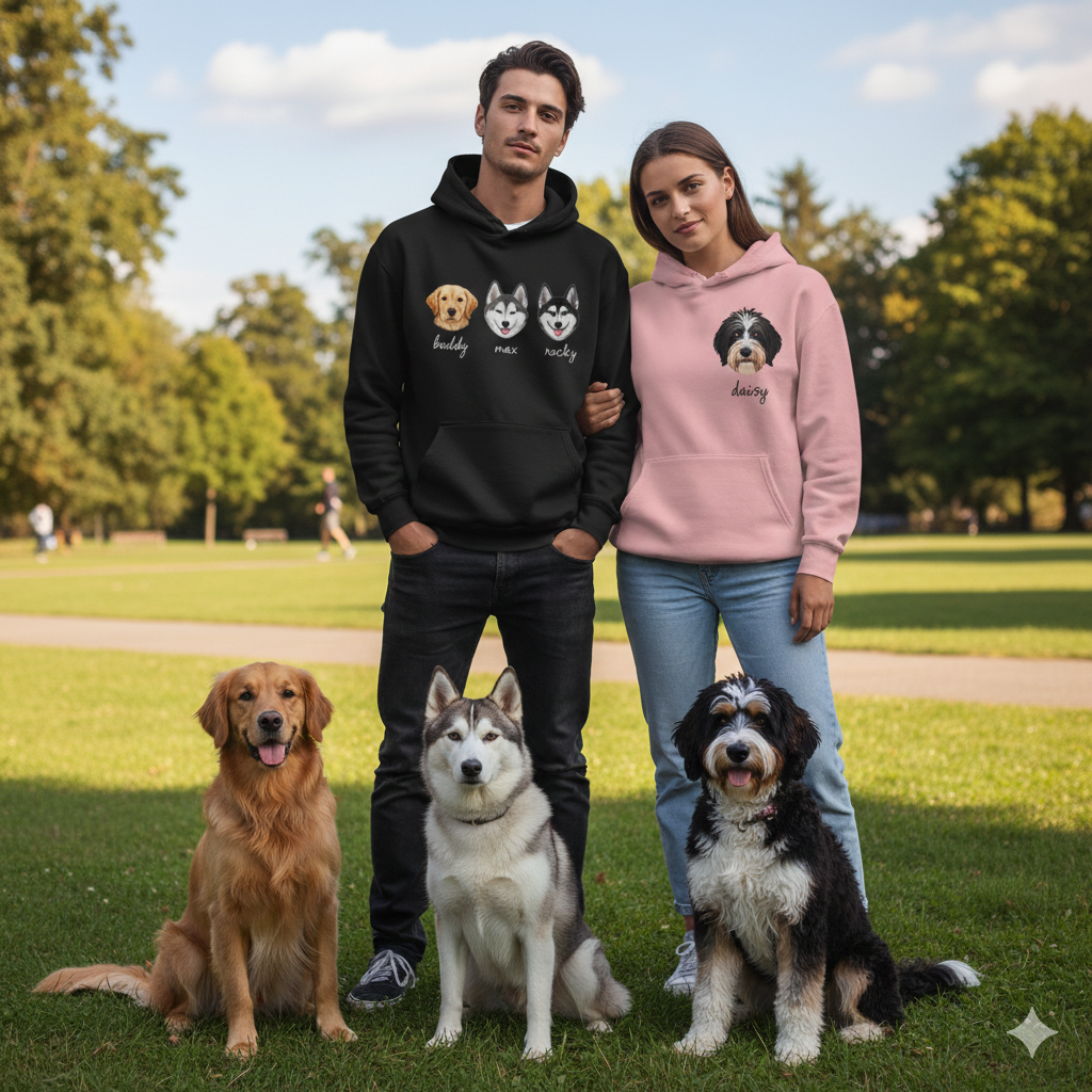 Meine Haustiere - Individuelles Sweatshirt