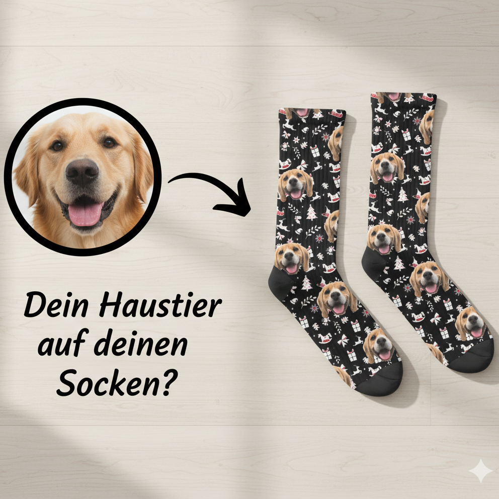 Dein Foto (Weihnachtsedition) - Individuelle Socken