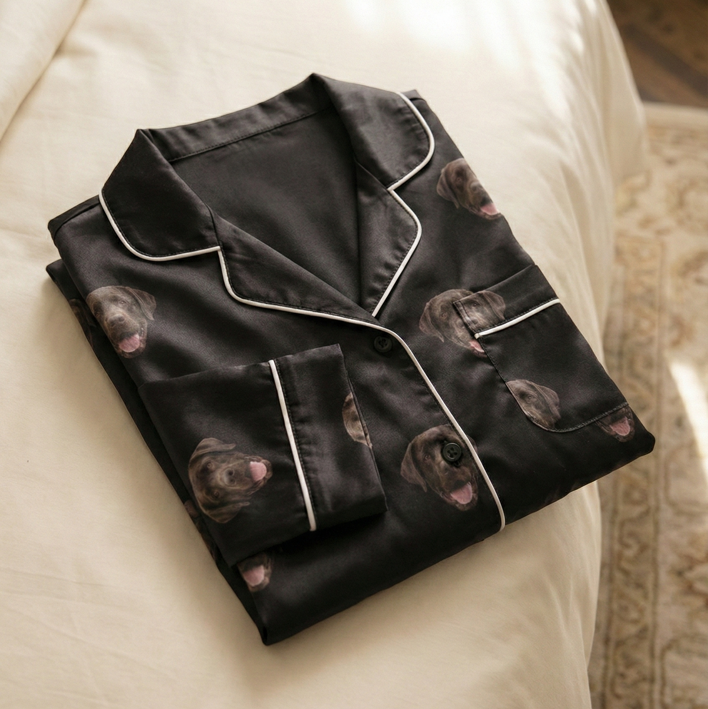 Pyjama-Set mit personalisiertem Haustierdesign