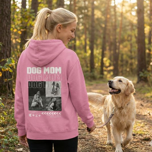 Personalisierter Hoodie "Dog Mom"
