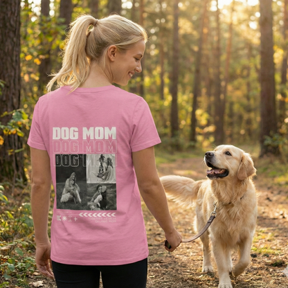 Personalisiertes Oversized T-Shirt "Dog Mom"
