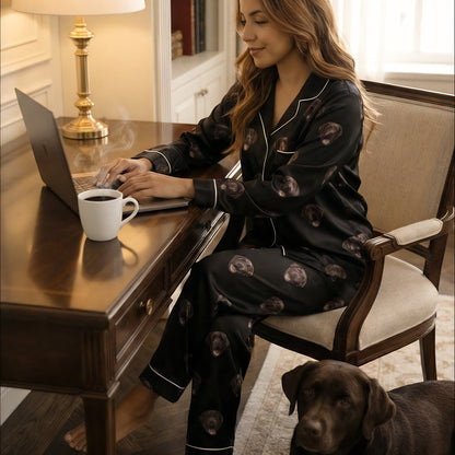 Pyjama-Set mit personalisiertem Haustierdesign